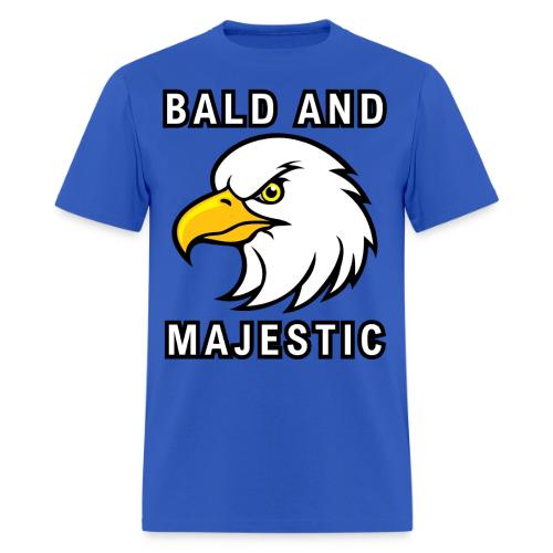 Bald and Majestic - Bald Eagle Head - Men's T-Shirt