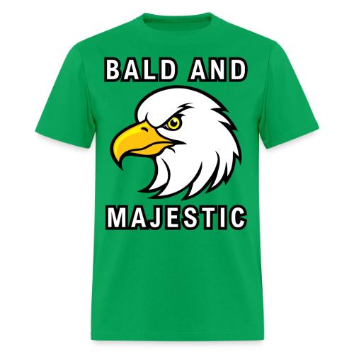 Bald and Majestic - Bald Eagle Head - Men's T-Shirt