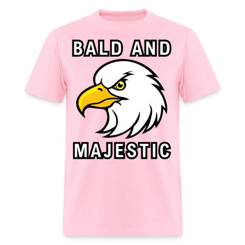 Bald and Majestic - Bald Eagle Head - Men's T-Shirt