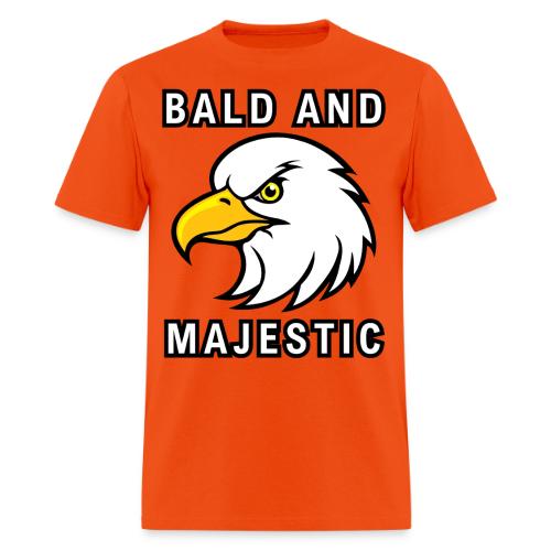 Bald and Majestic - Bald Eagle Head - Men's T-Shirt