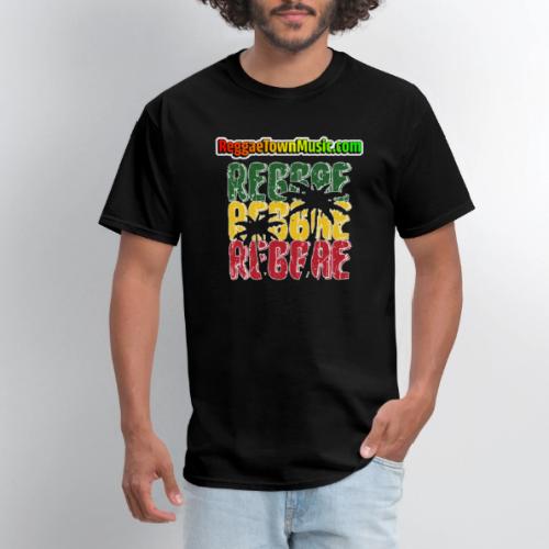 Rasta style reggae music design with classic roots - Men's T-Shirt