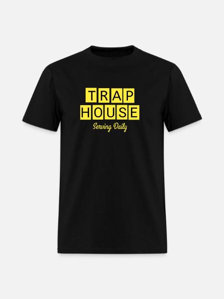 Trap house serving daily - Men's T-Shirt - black