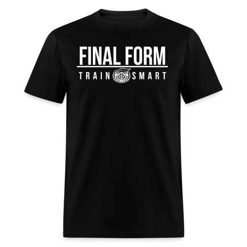 final form logo train smart white png - Men's T-Shirt
