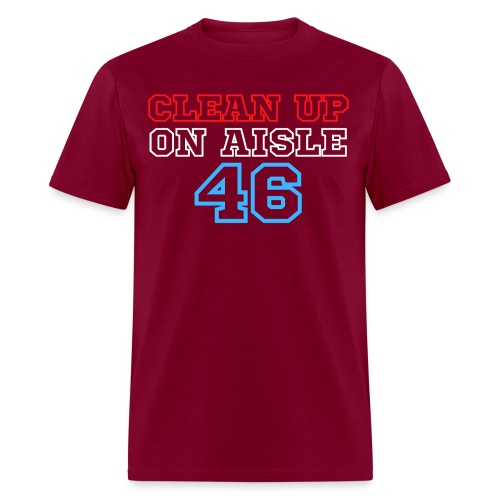 Clean Up On Aisle 46, Red White and Blue - Men's T-Shirt