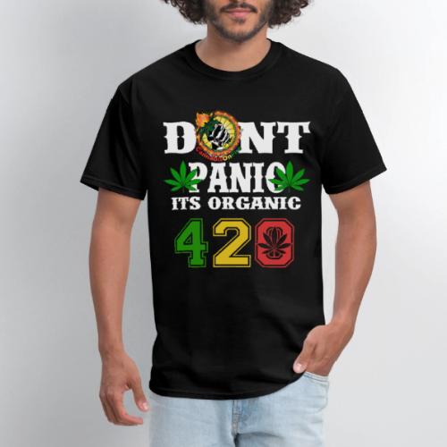 Joking 420 Organic Smoke Weed Marijuana Design - Men's T-Shirt