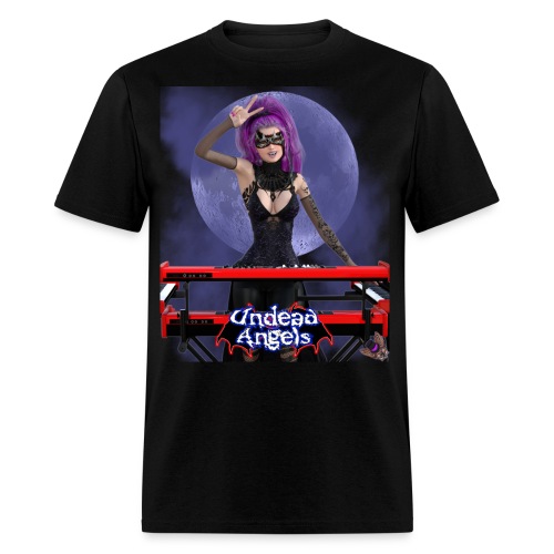 Undead Angels: Vampire Keyboardist Luna Full Moon - Men's T-Shirt