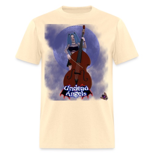 Undead Angels: Vampire Bassist Ashley Full Moon - Men's T-Shirt