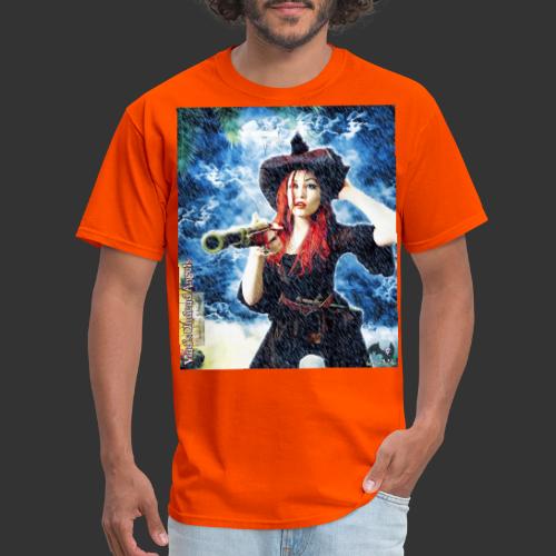 Undead Angel Vampire Pirate Captain Jacquotte F001 - Men's T-Shirt