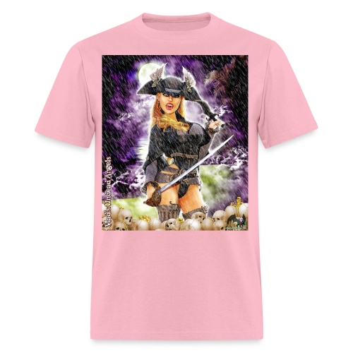 Undead Angel Vampire Pirate Rusila F006B-PH - Men's T-Shirt