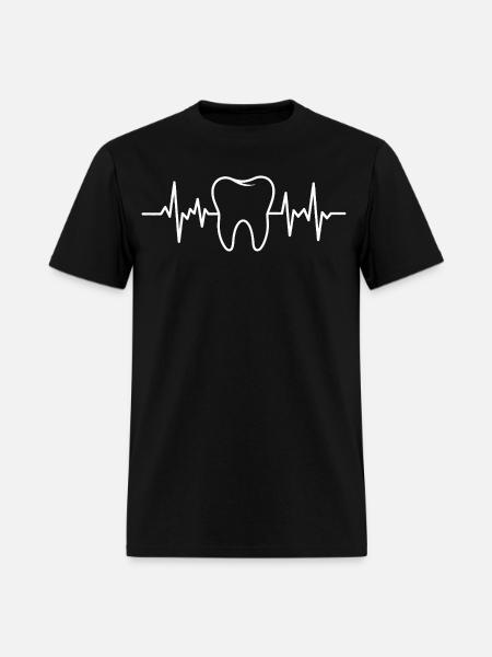 Toothbeat Dental Pulse - Men's T-Shirt - black