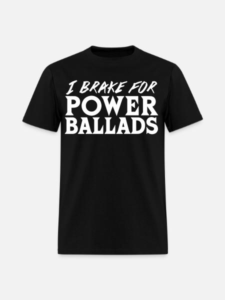 Power Ballads - Men's T-Shirt - black