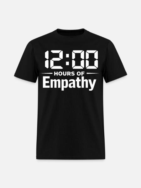 12 Hours of Empathy Aide - Men's T-Shirt - black