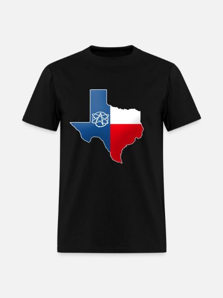 Texas Atheist - Men's T-Shirt - black