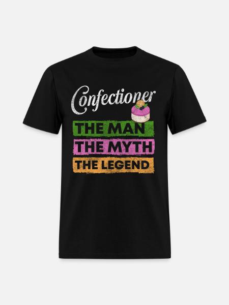 Confectioner Baker Sweets - Men's T-Shirt - black