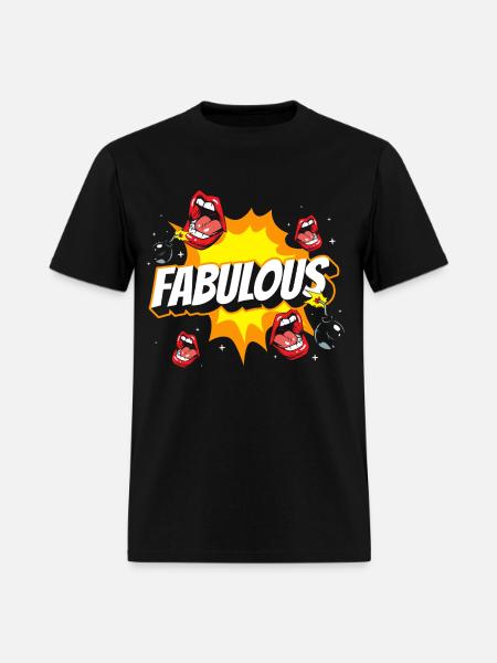 Comic Style Design Pow! - Men's T-Shirt - black