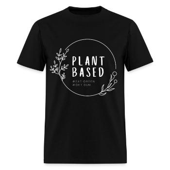 Sustainably Sourced Plant Based Apparel - Men's T-Shirt - black - Front - Jose (178cm)