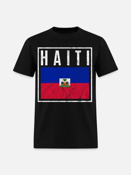 Haiti - Men's T-Shirt - black