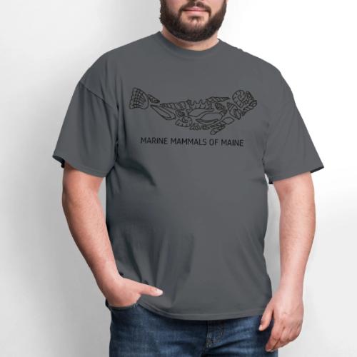 MMoME Shell Seal-Black - Men's T-Shirt
