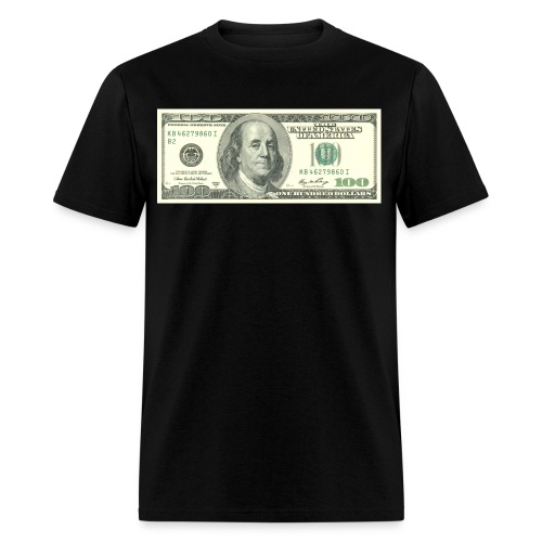 $100 One Hundred Dollars Bill C-Note - Men's T-Shirt