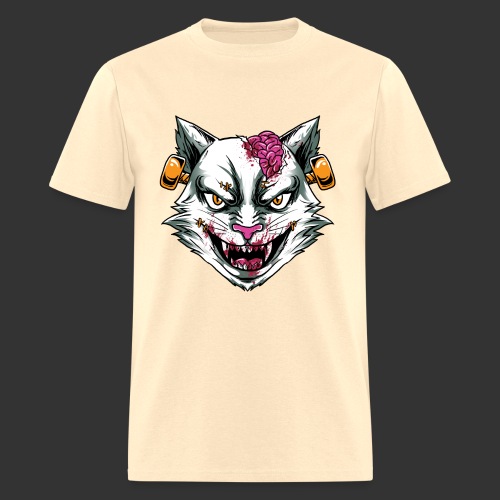 Horror Mashups: Zombie Stein Cat T-Shirt - Men's T-Shirt
