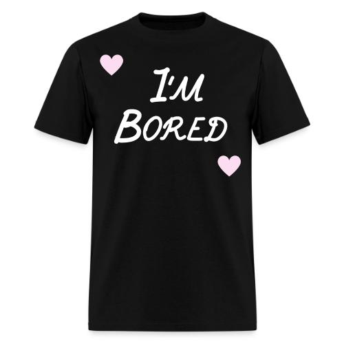 I'm Bored | Pink Heart - Men's T-Shirt