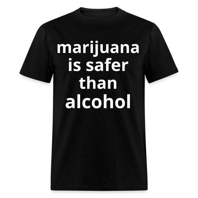 marijuana is safer than alcohol
