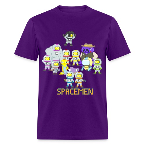 all the spacemen png - Men's T-Shirt