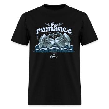 TRUE ROMANCE - Men's T-Shirt - black - Front - Jose (178cm)
