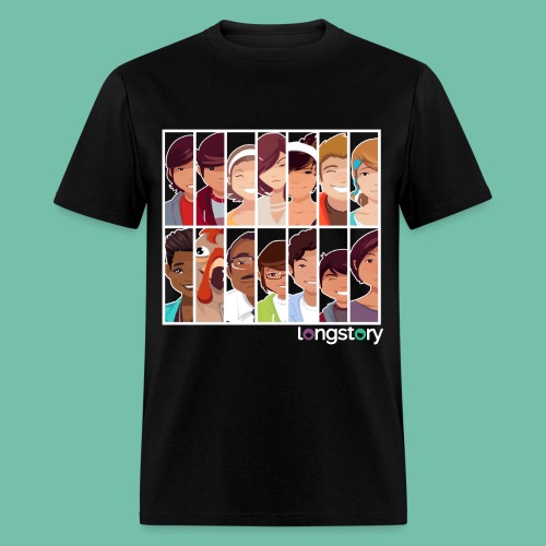 Longstory Cast T Shirt Design png - Men's T-Shirt