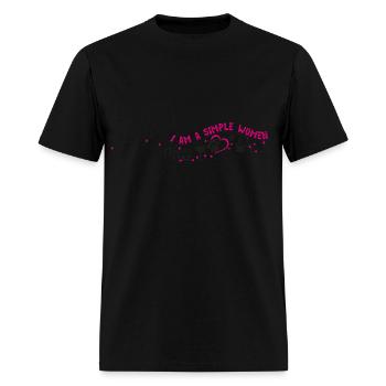 i am a simple woman - Men's T-Shirt - black - Front - Jose (178cm)