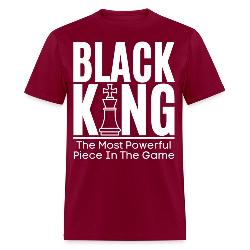 Black King Most Powerful Chess African American - Men's T-Shirt