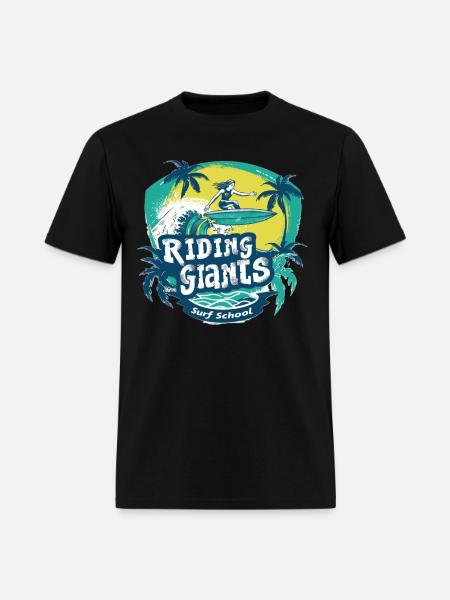 Riding Giants Surf School - Men's T-Shirt - black