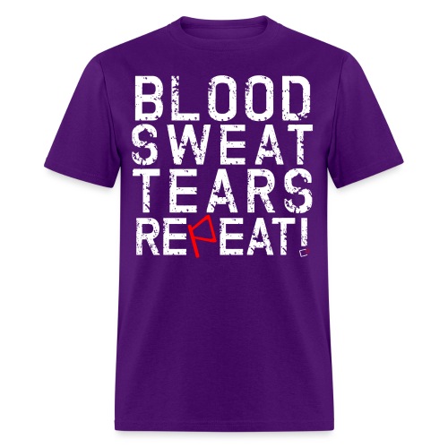blood sweat tears black shirt 16x16 png - Men's T-Shirt