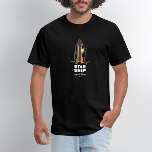 Star Ship Mars - Dark - With Logo - Men's T-Shirt