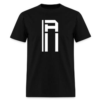 A Letter for the first one forever. - Men's T-Shirt - black - Front - Jose (178cm)
