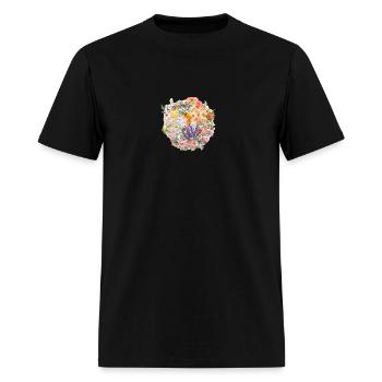 Beautiful flowers - Men's T-Shirt - black - Front - Jose (178cm)