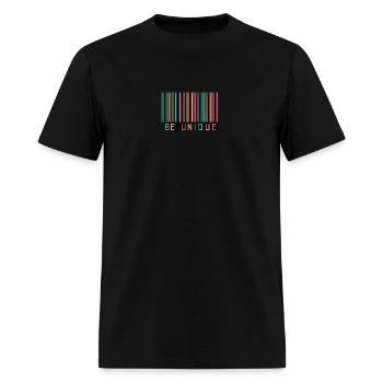 UNIQUE - Men's T-Shirt - black - Front - Jose (178cm)