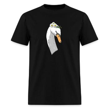 Swan - Men's T-Shirt - black - Front - Jose (178cm)
