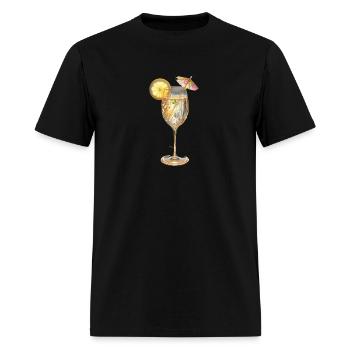 champagner - Men's T-Shirt - black - Front - Jose (178cm)