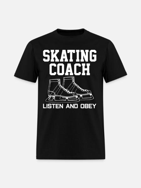 figure skating - Men's T-Shirt - black