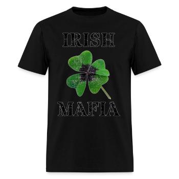 Irish mafia pub shamrock - Men's T-Shirt - black - Front - Jose (178cm)