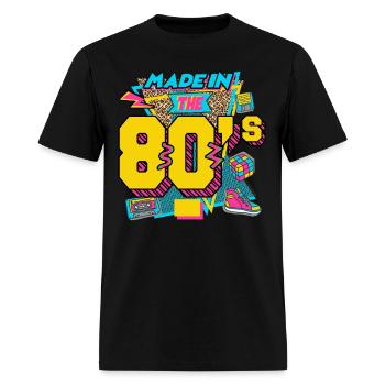 made in 80s - Men's T-Shirt - black - Front - Jose (178cm)