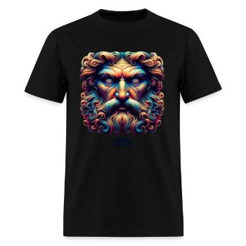 face of zeus mythosview - Men's T-Shirt - black - Front - Jose (178cm)