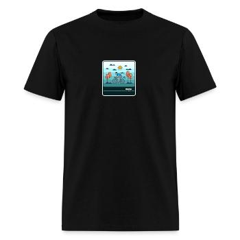 Mono Bike Club Park Squared - Men's T-Shirt - black - Front - Jose (178cm)
