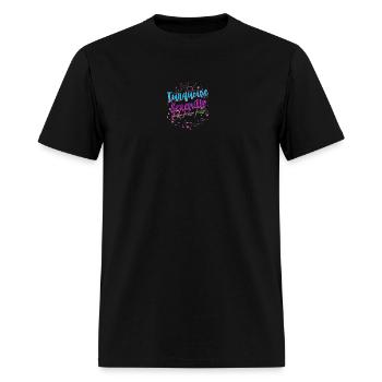 turquoise serenity5 - Men's T-Shirt - black - Front - Jose (178cm)