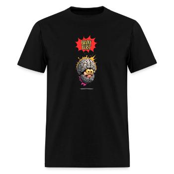 Brainy Burst Explosive Intelligence - Men's T-Shirt - black - Front - Jose (178cm)