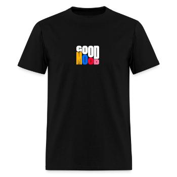 Good Mood logo - Men's T-Shirt - black - Front - Jose (178cm)