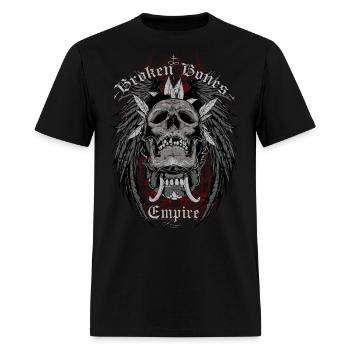 Indian Chief Skull - Men's T-Shirt - black - Front - Jose (178cm)