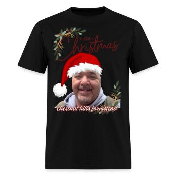Farmer Nick Christmas - Men's T-Shirt - black - Front - Jose (178cm)