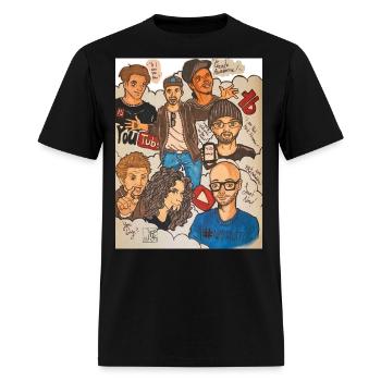 TB CREW & CREATORS - Men's T-Shirt - black - Front - Jose (178cm)